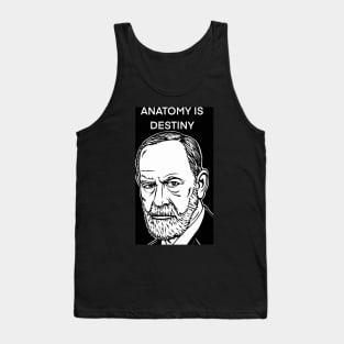 SIGMUND FREUD quote .4 - ink portrait Tank Top